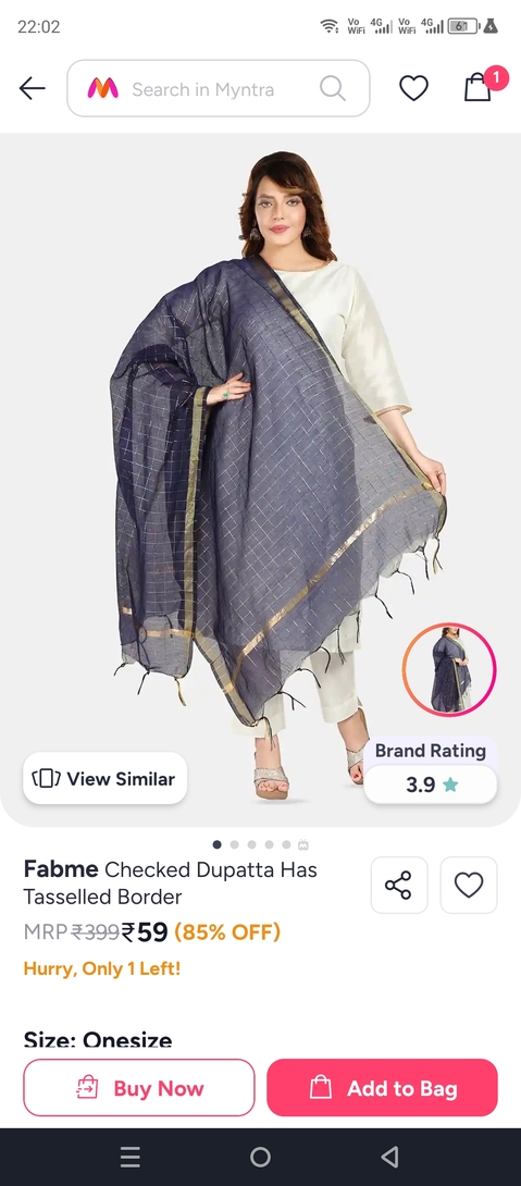 Myntra - Women's dupatta @ Rs.59