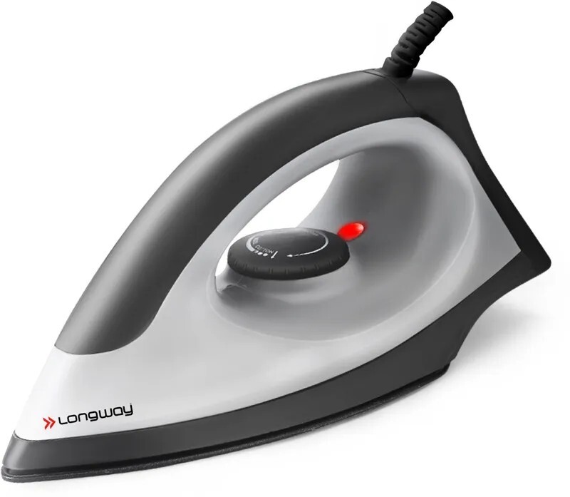 Longway Kwid 1100 W Dry Iron (Black, Gray)