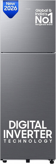 Samsung 256 L, 3 Star, Digital Inverter Frost Free Double Door Refrigerator