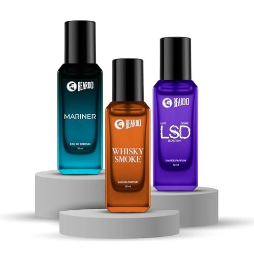 Beardo The Iconic Trio- LSD,Mariner & Whisky Smoke Perfume for Men (20ml x 3)