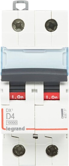 Legrand DX3 DP D4A AC MCB