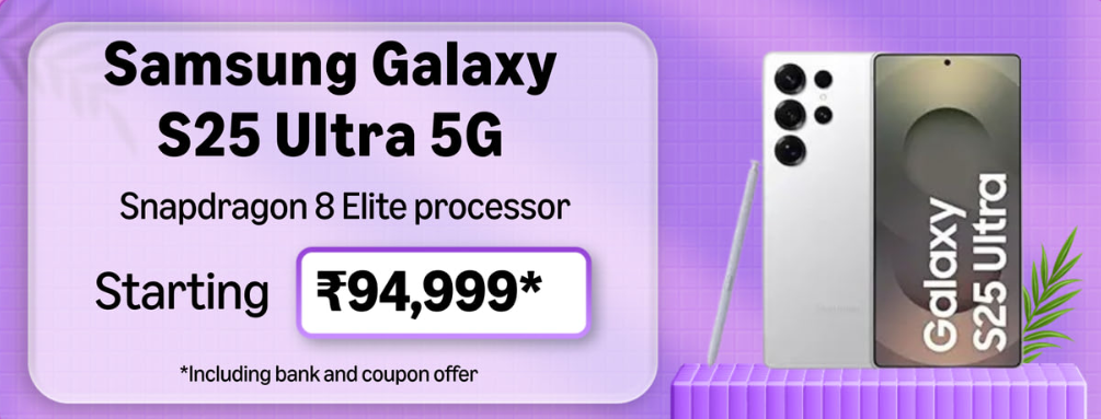 Amazon Live - S25 Ultra Sale on 5th May
