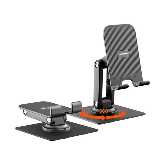 Ambrane 360° Rotation, Foldable Design Mobile Stand