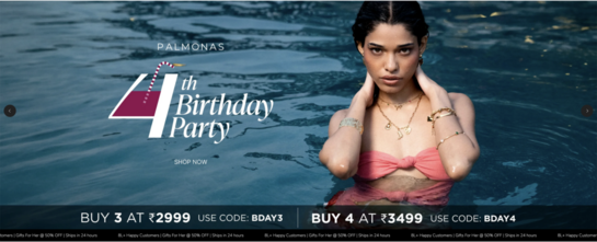 Palmonas - 4th Birthday Party | BUY 3 at 2999 Code: BDAY3 | BUY 4 at 3499 Code:BDAY4