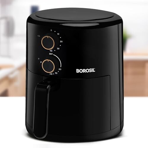 Borosil Best 3.5 L Air Fryer | 4 in 1 Function with QuickFry Technology | 2 Year Warranty | Black
