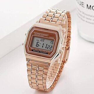 Brand Digital 4 Colours Vintage Square Dial Unisex Wrist Watch for Men ...