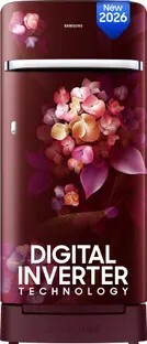 Samsung 189 L Direct Cool Single Door 4 Star Refrigerator with Base Drawer (Hydrangea Plum, RR21H2H24HT/HL)