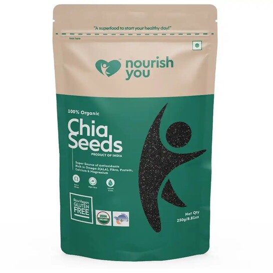 Zepto : Nourish You Chia Seeds 250g (Location Specific)