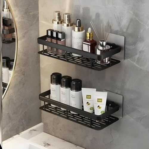 Bathroom Organiser Without Drill Bathroom Shelves
