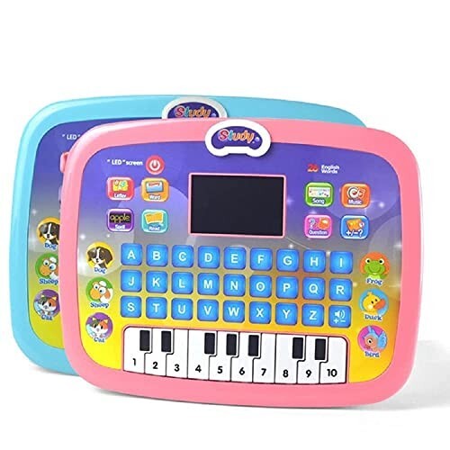 Jack Royal Computer Tablet Toy Baby Children Early Educational Learning Machine Toys Electronic Children Study Game for 3+ Year Old's Girls Boys Gift Birthday Presents (Kids Computer)