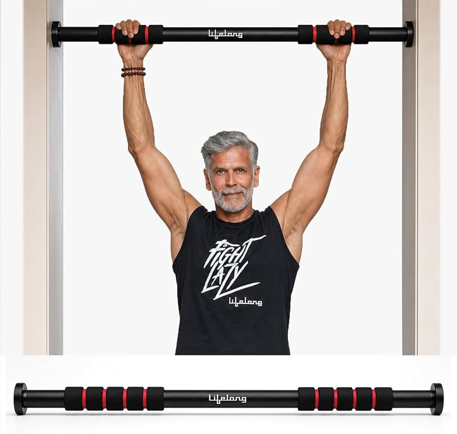 Lifelong Pull Up Bar for Home| Adjustable 62–100 cm Doorway