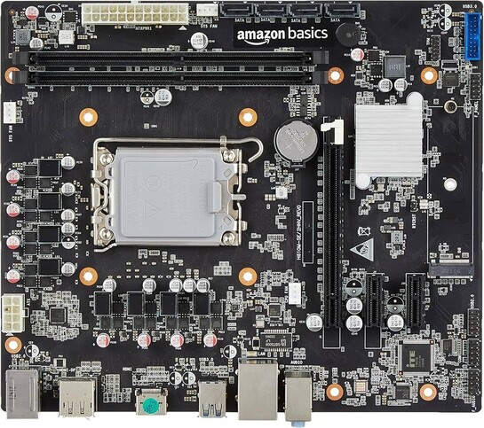 Amazon Basics Desktop Motherboard H610 | Intel LGA 1700 Socket (First in India)