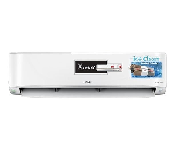 Hitachi 2 Ton Class 4 Star, ice Clean, Xpandable+, Inverter Split AC (100% Copper, Dust Filter, 5400FXL RAS.G422PCAIBFE, White)