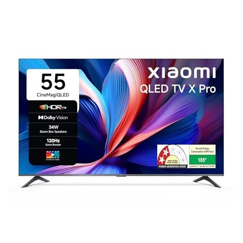 Xiaomi 138 cm (55 Inches) X Pro Series QLED 4K Ultra HD Smart Google TV L55MB-APIN