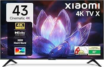 Xiaomi 108 cm (43 inch) X Ultra HD 4K Smart Google LED TV L43MB-AIN 