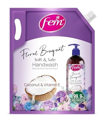 DABUR Fem Floral Bouquet Soft & Safe Handwash - 1500 Ml