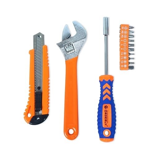 GLUN® 13-in-1 Multipurpose Ratchet Wrench Set,1/4 Inch Socket with ...