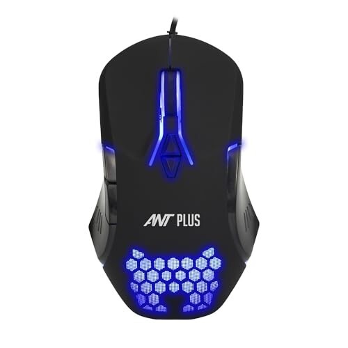 Ghost 30 Ergonomic 7200 DPI RGB Optical Wired Gaming Mouse Mice 7 Buttons Compatible Mac Pro Gamer PC Laptop Desktop Notebook-Black