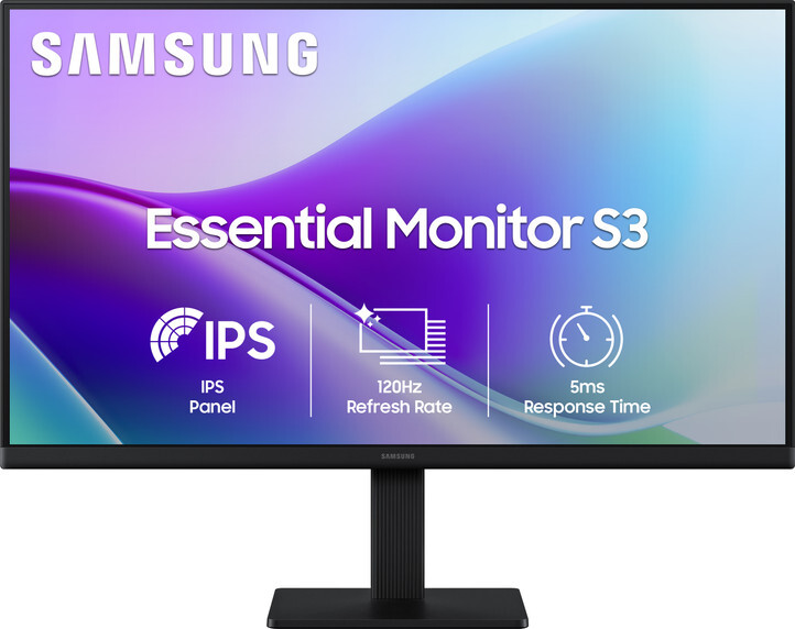 Samsung S3 60.96 cm (24 inch) Full HD LED Backlit IPS Panel Monitor (5 ms, 120 Hz)