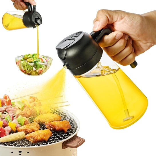 Kmils Oil Dispenser Bottle, Oil Spray Bottle for Cooking
