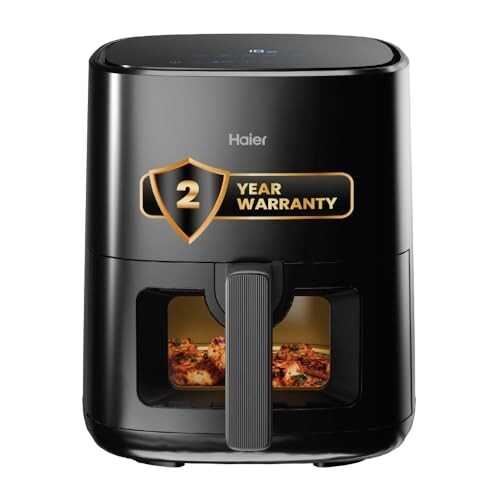 Haier Air Fryer 5 Litre Digital Control | 1500 Watts Powerful Heating 