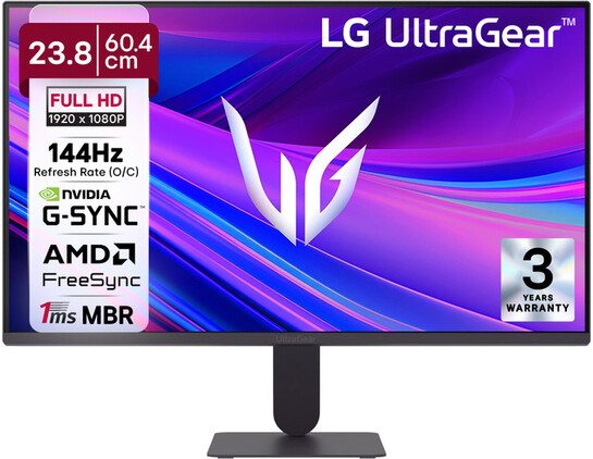 LG UltraGear 60.96 cm (24 inch) FHD IPS Panel (1920x1080) IPS display (5 ms, 144 Hz)