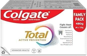 Colgate Total Advanced Health Anti-Germ Toothpaste, 480g