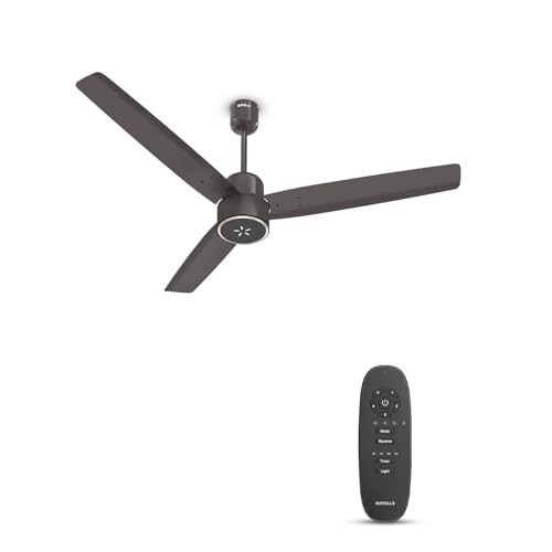 Havells FAB BLDC ULED Ceiling Fan 1200mm, 5 star, LED Speed Indicator Cocoa Brown [₹800 Coupon]