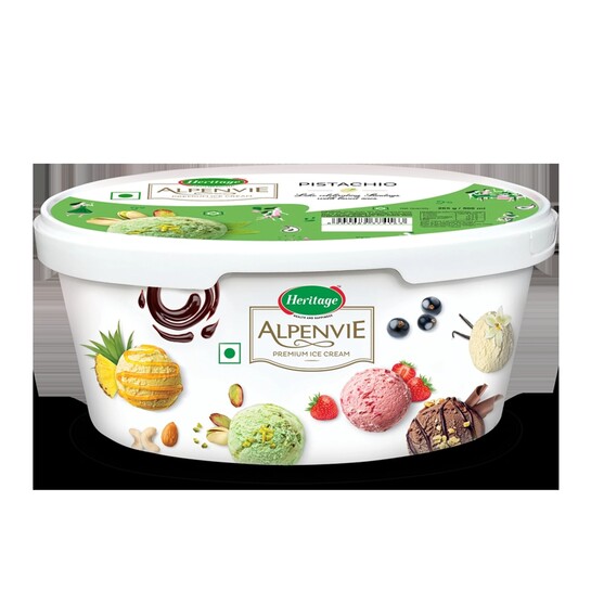 Zepto -  Heritage Alpenvie Pistachio Tub | Nutty & Creamy