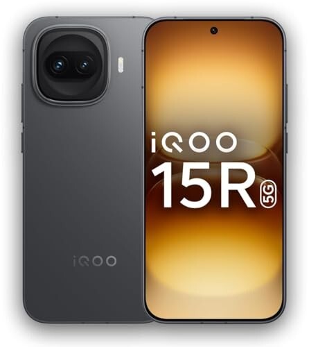 20% off on - iQOO 15R (Dark Knight, 12GB RAM, 256GB Storage) - Rs. 45498