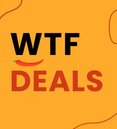Pepperfry - What The Fry Deals | Upto 100% off on 40 Watts E27 Holder Filament Bulb, Stainless Steel Spoons and Forks & Bath towel...