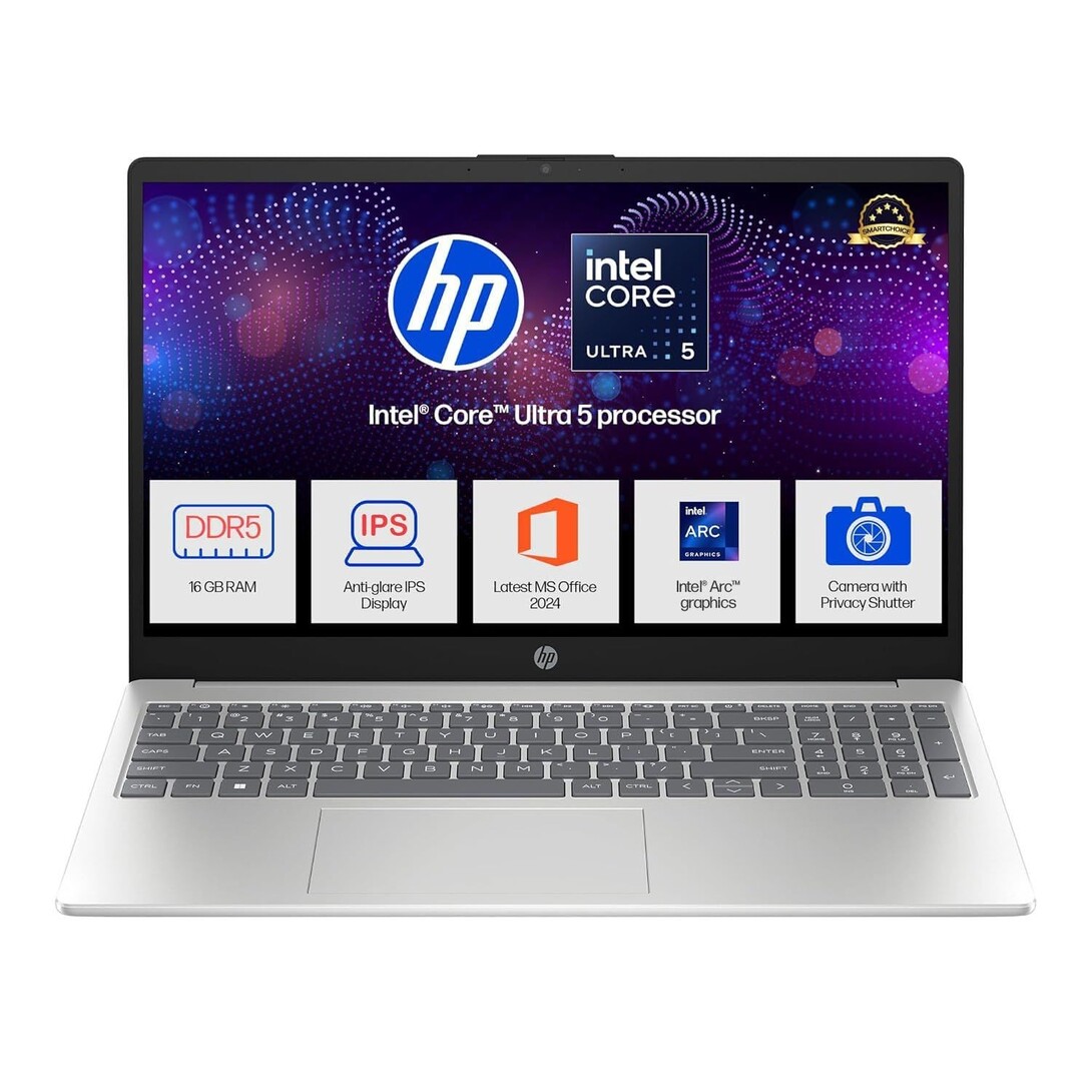 HP 15, Intel Core Ultra 5 125H, 12 Tops (16GB DDR5, 512GB SSD)