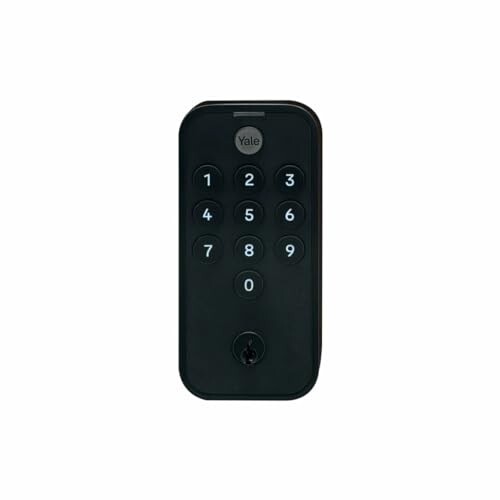 Yale Tye Digital Door Lock with Electronic Keypad for Interior/Exterior Doors  | 1 Year Warranty (Black)