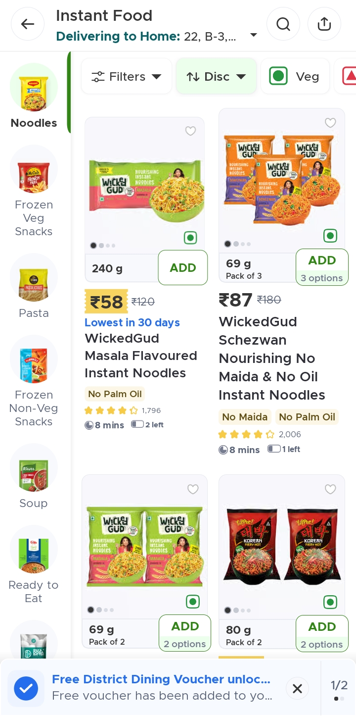 WickedGud noodles - multiple options.. | Desidime