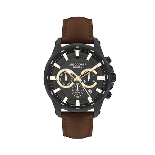 Lee Cooper Analog Black Dial Men's Watch-LC07525.154