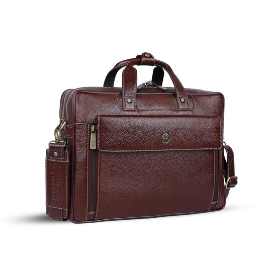 HAMMONDS FLYCATCHER Genuine Leather Office Bag for Men