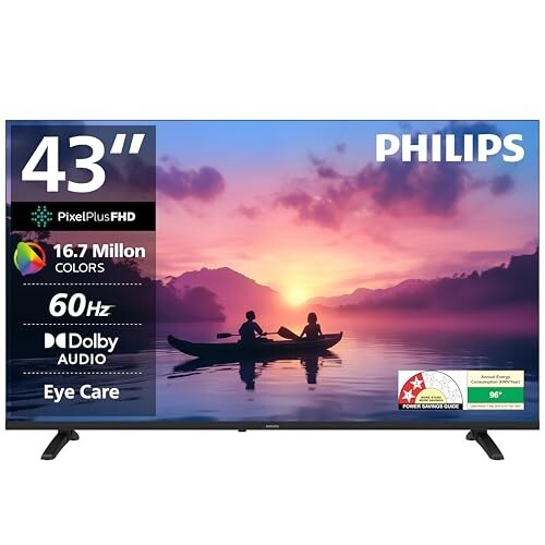 38% off on - Philips 108 cm (43 inches) 6100 Series Frameless Full HD Smart LED Google TV  - Rs. 19749