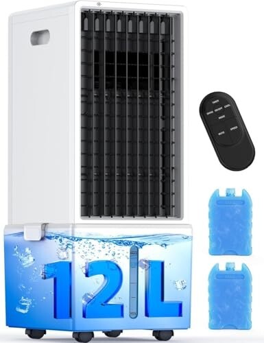 HIFRESH Air Cooler for Room Cooling, 31Ft Air Throw
