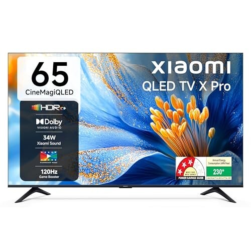 47% off on - Xiaomi Smart TV X Pro QLED Series 65 (165 cm) L65MB-APIN(Black) - Rs. 47749