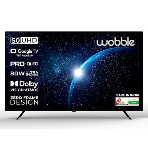 Wobble 126 cm (50 inches) X Series 4K Ultra HD Ultra QLED Google TV WB50QDXGU2875T24