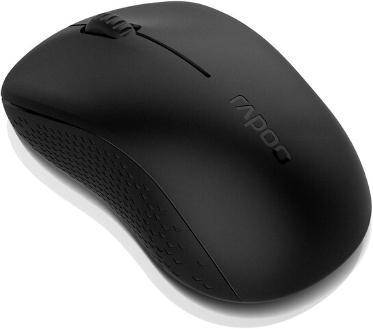 RAPOO M20 Ambidextrous Optical Mouse (2.4GHz Wireless, Black)