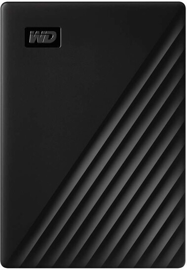 WD My Passport 1 TB External Hard Disk Drive (HDD) 5 GB/s, USB 2.0, USB 3.0 Cable, Compatible with Windows (Black)