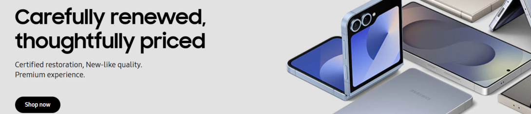How does Samsung Certified Renewed Program work?
