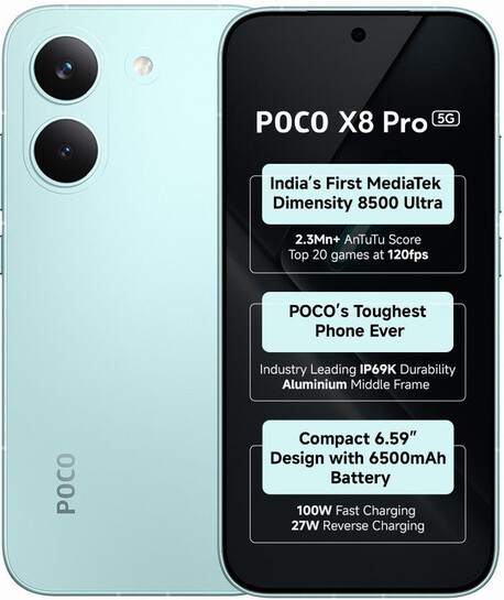 POCO X8 Pro (Green, 256 GB) (8 GB RAM)