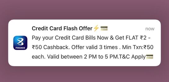 Bajaj App | 2- 50 CB Reward | CC Bill 50x3 | 3 Times | 2-3 pm
