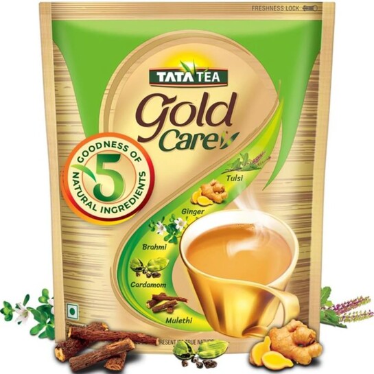 Minutes: Tata Tea Gold Care (1 kg) & Other in description