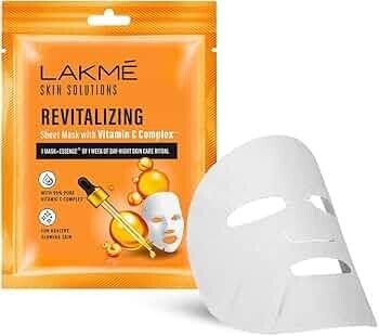 Lakme Skin Solutions Sheet Mask Revitalizing with Vitamin C 25ml