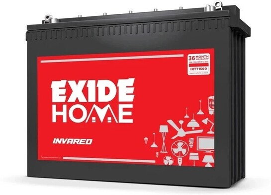 EXIDE 36 Months Warranty Tubular Inverter Battery (150 Ah, IRTT15...more