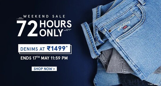 Pepejeans - Weekend Sale 72 Hours only Upto 50% Off on Shirts\T-shirts\Polos\Sneakers. 