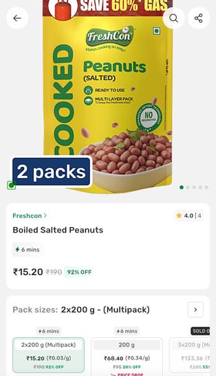 Bigbasket Price Drop | ₹15.2 | ₹17 | Banglaore (560030)